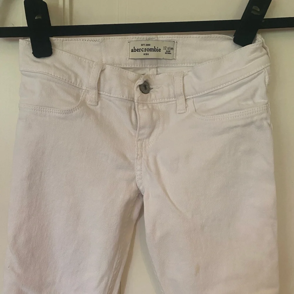 Abercrombie Kids White Skinny Jeans size 12 kids - Picture 3 of 5